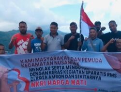 Semangat Nasionalisme Menguat di Ambon, Pemuda Nusaniwe Tolak RMS